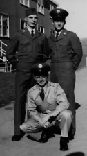 6P Photograph Group Photo Portrait Military Men Uniforms 1950's Friends picture