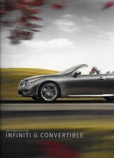 2012 INFINITI G CONVERTIBLE specifications brochure folder 12 G37 accessories picture
