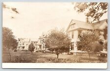 Cambridge Illinois~West Street Homes~Big Houses From Front Lawns~c1912 RPPC picture