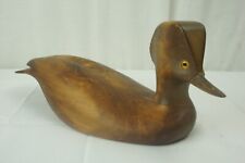 C. Hargraves Hand Carved Wooden Bufflehead Duck Signed 11