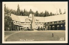 1940s RPPC Quinnault Hotel Lodge Washington Historic Vintage Postcard Ellis 2810 picture