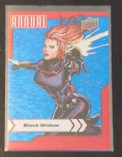 2022-23 Upper Deck Marvel Annual Black Widow Blue Sparkle Parallel #8 picture