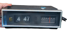 Vintage Flip Clock Radio 1970 Panasonic Lighted AM/FM Alarm RC-7021 Japan tested picture
