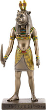 Sekhmet Lioness Head Statue- Egyptian Warrior Goddess of Healing Sculpture in Pr picture