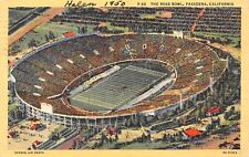 D2143 The Rose Bowl, Pasadena, California 1936 Teich Linen Postcard No. 6A-H1623 picture