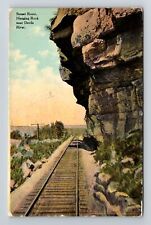 TX-Texas, Sunset Route, Hanging Rock Near Devils, River Vintage c1910 Postcard picture