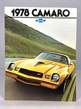 1978 Chevrolet Camaro and Z28 Original Car Sales Dealer Brochure Catalog picture