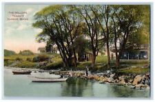 1908 The Willows Canoeing Scene Tenants Harbor Maine ME Posted Vintage Postcard picture