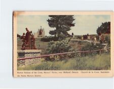 Postcard Bronze Stations of the Cross, Martyrs' Shrine, Midland, Canada picture