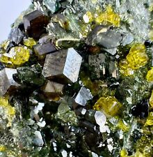 Top Andradite Garnet Crystals Combined With Vesuvianite. Skardu, PAK 223 GM. picture