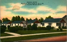 Biddies Motel Napoleon OH Ohio Linen Postcard E12 picture