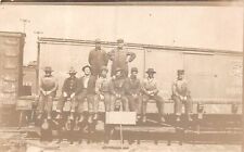 RRPC Railroad Train Crew Chicago Northern Photo c1910 Postcard picture
