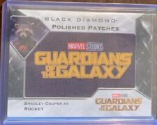 2021 Upper Deck Black Diamond Polished Patches Rocket Raccoon #37/49 picture