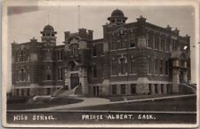 1911 PRINCE ALBERT, Saskatchewan CANADA RPPC Real Photo Postcard 