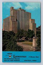 Montreal Quebec-Canada, Hotel Laurentien, Advertisement, Vintage Postcard picture