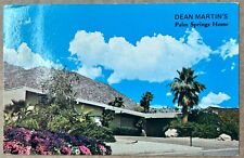 DEAN MARTIN'S Palm Springs Home. California Vintage Postcard picture