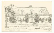 Wenham MA Postcard Massachusetts Tea House & Exchange picture