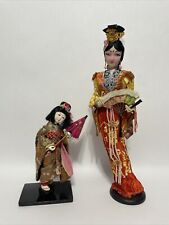 Vintage Pair of Large Asian and Hindu Figures picture