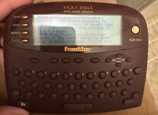 Franklin Electronic Holy Bible KJB-1840 King James Version W/ Speech Tested Work picture