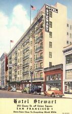 Postcard CA San Francisco California Hotel Stewart Linen Vintage PC G1366 picture