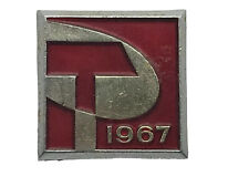 1967 Lapel Pin Montreal Exposition? Unsure Vintage Unknown Company + Advertising picture
