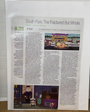 South Park the fractured but whole video game Magazine Article Print Ad picture