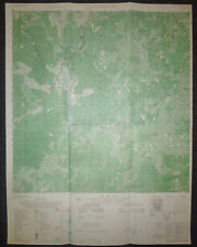 6432 iii - Rare 1968 Map - DIA DIEM BUNARD - Rhade Hill Tribe BASE - Vietnam War picture