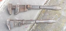 Two vintage New York Central Railroad Bemis & Call adjustable wrenches picture