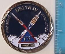 DELTA IV PROGRAM COMPLETION COMMEMORATIVE COIN SERIALIZED USAF USSF BOEING ULA picture