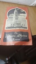 1950s-60s The Mystic Shrine Rooms Alexandria Virginia Mason Shriners Brochure picture