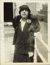1926 Press Photo Author Edna Ferber leaving New York on the S.S. Paris picture