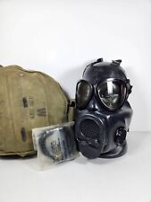 US M17A1 Field Protective Gas Mask Dated 1969 Missing One Filter Cap picture