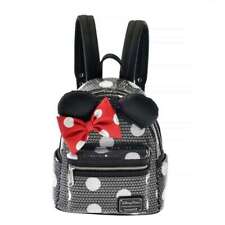 [Loungefly] Minnie rucksack/backpack dot sequins Disney Store Japan New F/S w/T picture