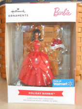 Hallmark Holiday Barbie Ornament African American Red Dress  picture