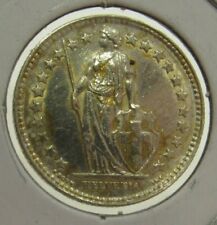 1952 Swiss 1/2 Franc 83.5% Silver Coin - Switzerland picture