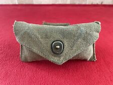 Original WW2 1942 U.S. Military First Aid Carlisle Bandage Pouch picture