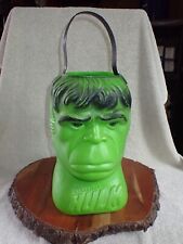 Vintage The Incredible Hulk Blow Mold Halloween Bucket 10