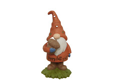 Fall Gnome with a pumpkin & leaves on his cap - New by Blossom Bucket #13866 picture