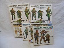 TAMIYA MILITARY MINIATURES 1/35 SCALE 5 GERMAN/1 BRITISH MODEL KITS~NEW IN BOX picture