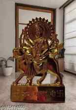 Beautiful Gold Plated Made Maa Durga Idol for Pooja Home Decor picture