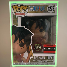 Chase GITD One Piece Luffy Red Hawk Funko Pop Exclusive Figure in GITD Protector picture
