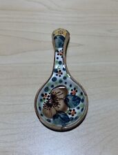 Vintage Galia Boleslawiec Polish Pottery Small Spoon Teaspoon Spoon Rest picture