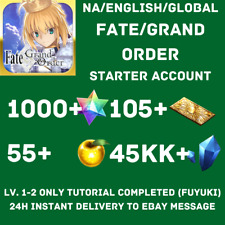 [NA] Fate Grand Order NA Starter 1000+ SQ+ 105+ Ticket picture