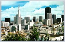Greatest Metropolis Wes Display Skyline San Francisco California VTG Postcard picture