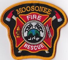 Moosonee Fire Rescue Ontario Canada patch NEW  gold picture