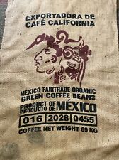 Organic Green Coffee Beans Burlap Sack Prod Of Mexico 44