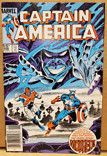 Captain America 306 Newstand Captain Britain Carlin Neary 1985 Marvel Comics picture
