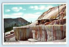 Yellowstone Park Haynes Photo 154 Pulpit Terrace Vintage Postcard B8 picture