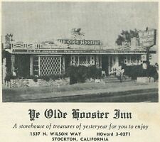 Ye Olde Hoosier Inn Hotel Restraunt 1537 N. WILSON WAY STOCKTON CALIFORNIA A3 picture
