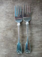 Reed & Barton 1961 Colonial Shell Stainless - 2 Salad Forks picture